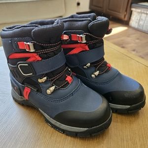 Toddler kids hiking waterproof boots
